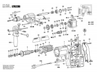 Bosch 0 601 198 741 GSB 20-2 RE Percussion Drill 110 V / GB Spare Parts GSB20-2RE